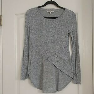 Express One Eleven Grey Shirt